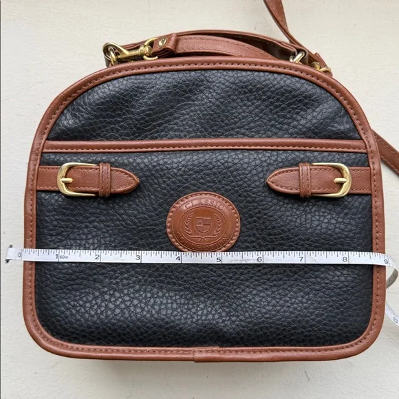 Vintage Faux Leather Crossbody Bag - Picture 11 of 13